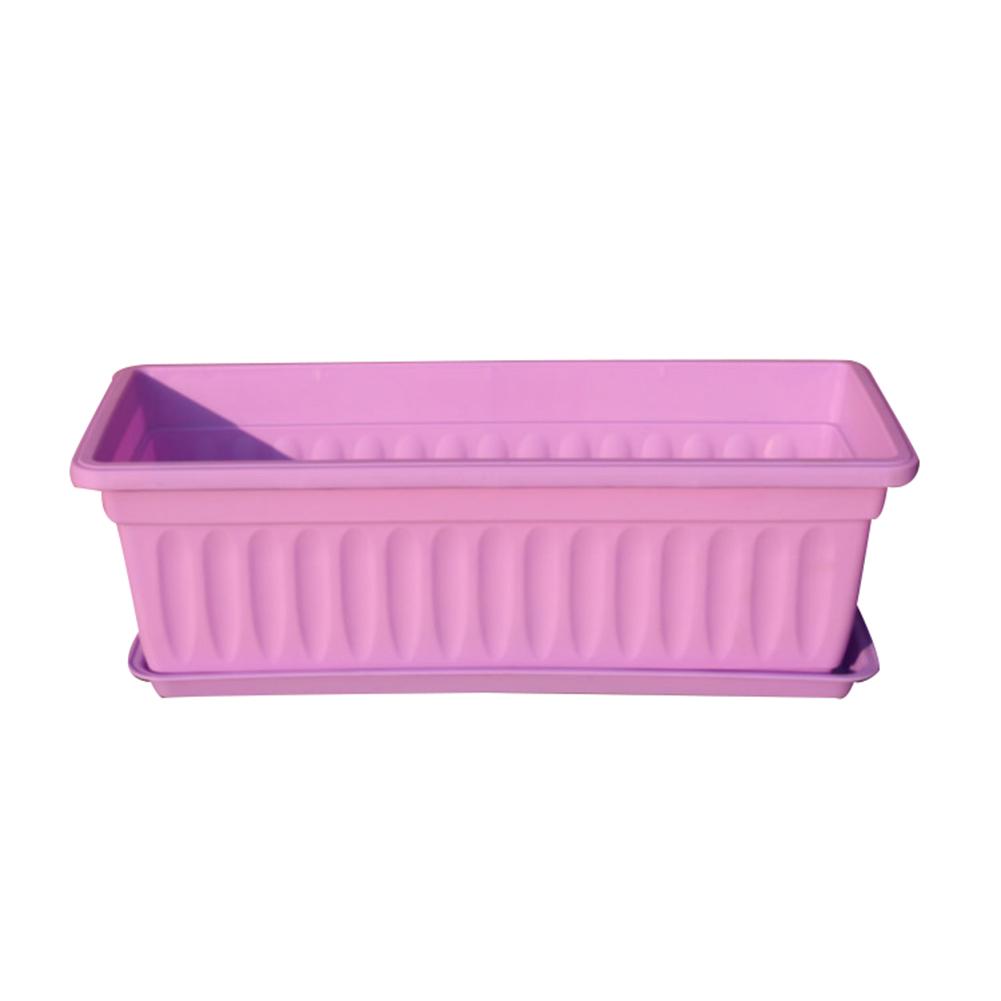 

Горшок для цветов 3 штуки 50x21x14cm фиолетовый