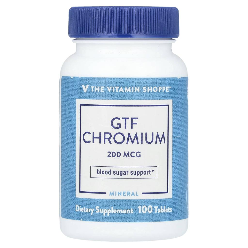 Gtf Chromium, 200Mcg, 100 Tablets