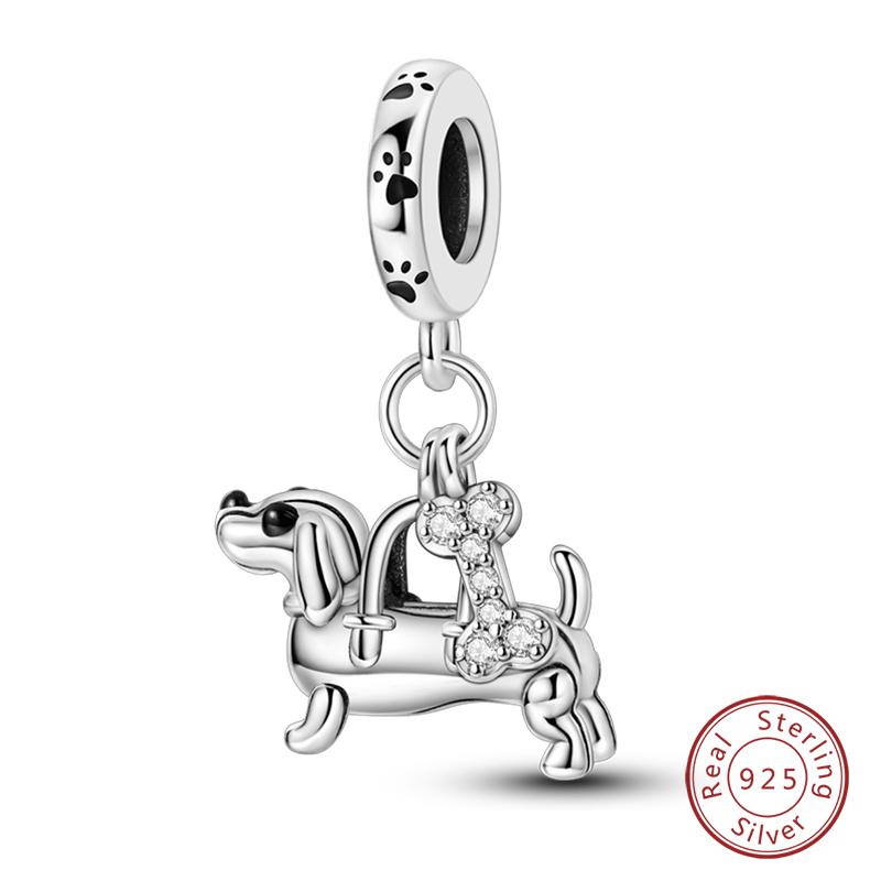 Fashion Copper Vacation Surfing Cats Cute Pink Rabbit Animal Charms Pendants Fit Qikaola Bracelets Fine Diy Jewelry