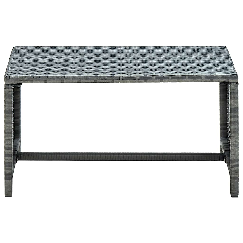 Coffee Table Anthracite 70 x 40 x 38 cm Poly Rattan