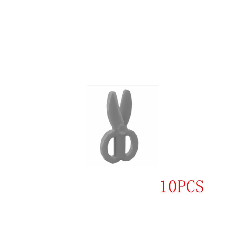 10PCS/Set  MOC Tools Figures Accessories Knife Cup Scissors Building Blocks Toys for Children 3835 3899 2343 10169 30089 30193
