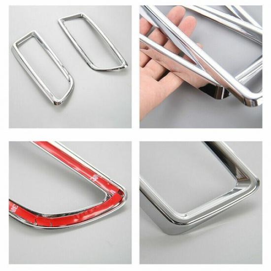 Daytime Running Light Decoration Ring Lamp Trim For Chevrolet Camaro 17+ Chrome