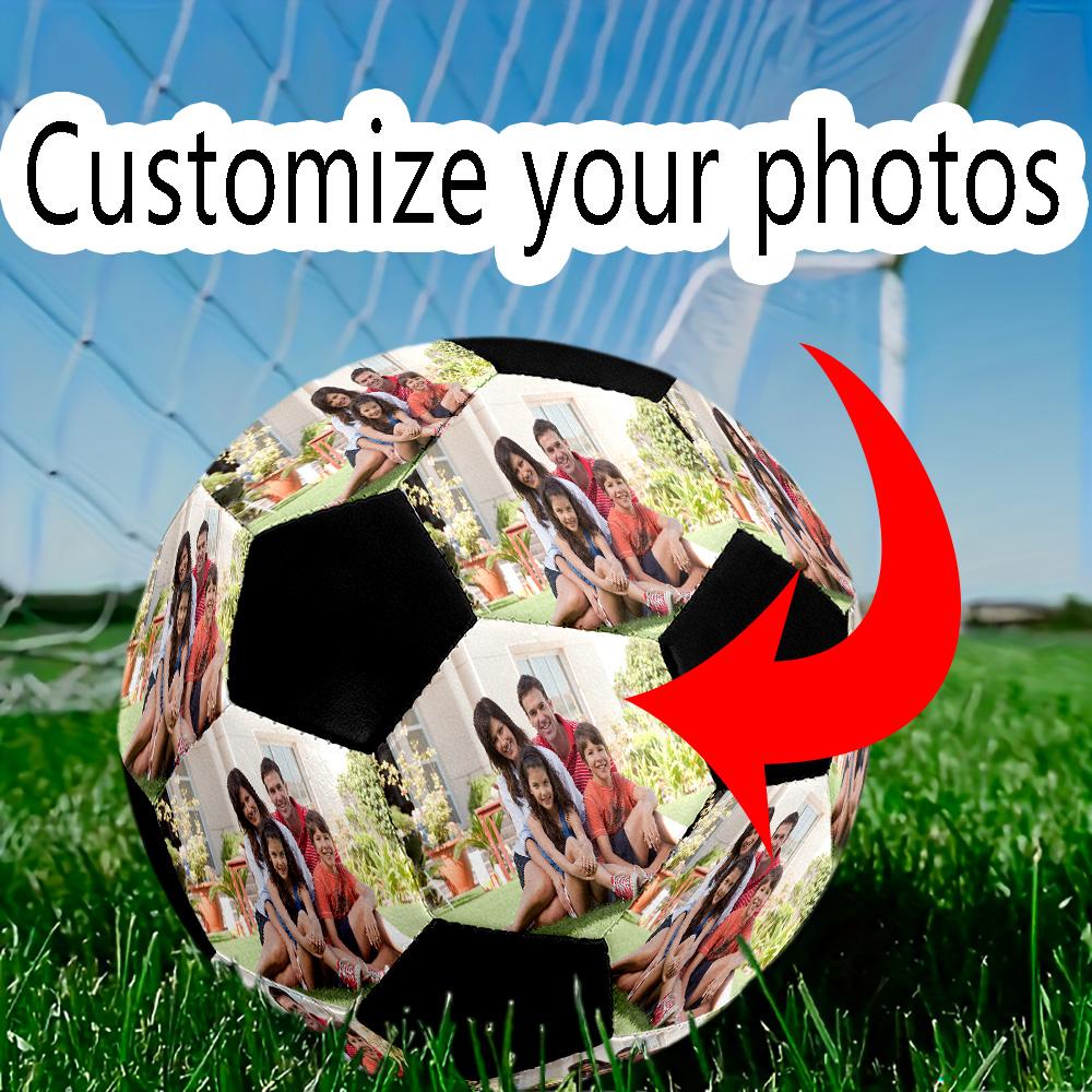 Buiten tijd doorbrengen met het gezin. Gepersonaliseerd beeld Maat 5 Voetbal Machine-gestikt Binnen/Buiten Universeel Voetbal Gepersonaliseerde Bedrukking socce