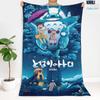 Mein Nachbar Totoro Studio Ghibli Decke Magische Nachtszene Kunst Skurrile Anime Bettwäsche für Gemütliche Heimdekoration