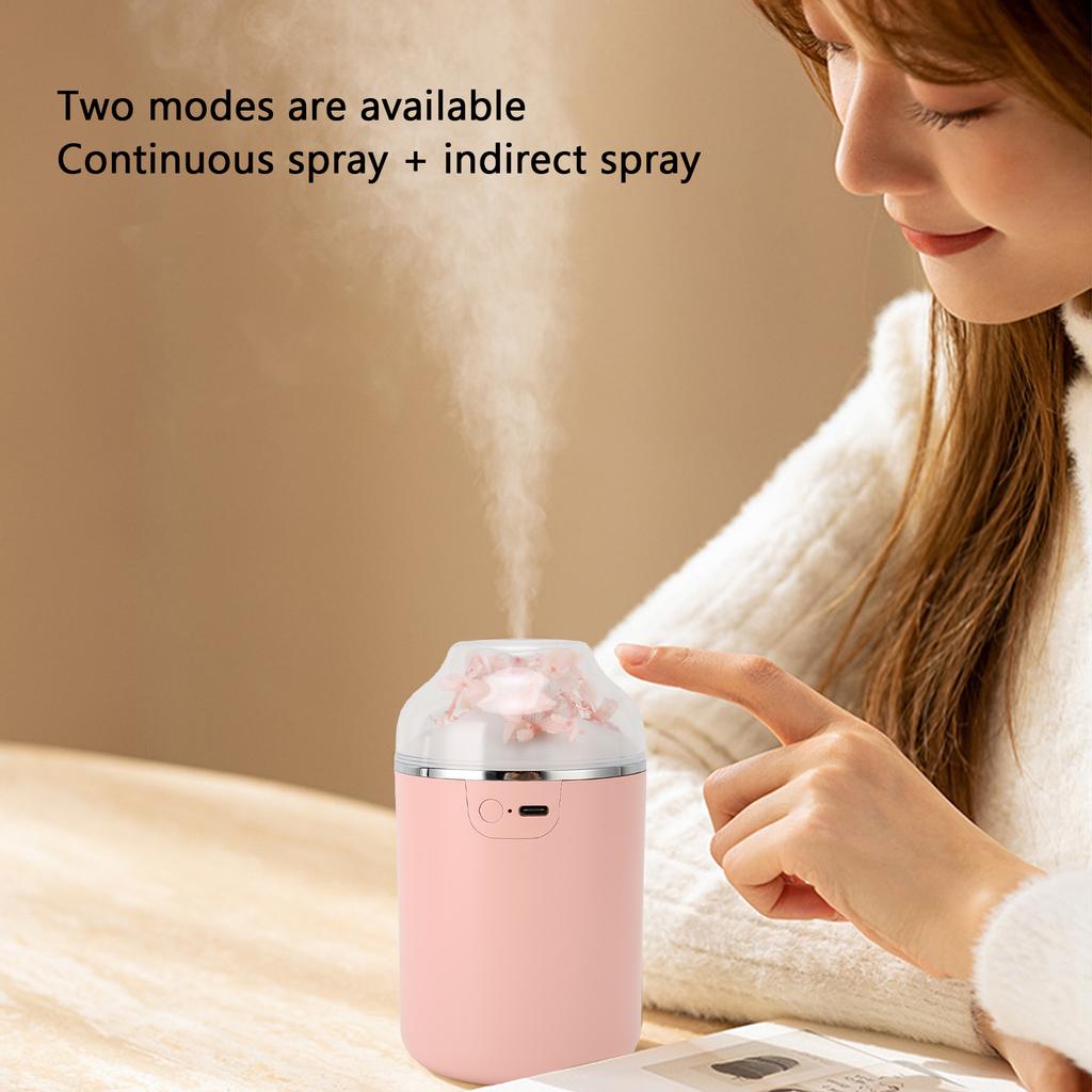 Humidifier Immortal Flower Shape Household Large Fog Volume Silent Essential Oil Diffuser Humidifier