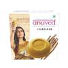 Jabón Anuved Chandanam | Paquete de 6 | 125 g cada uno | Jabones Herbales para el baño enriquecidos con Aceite Puro de Sándalo y Gangajal de Rishikesh | Para Nutrir, An