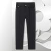 MONTAGUT Men's Comfort Stretch Black Denim Jeans