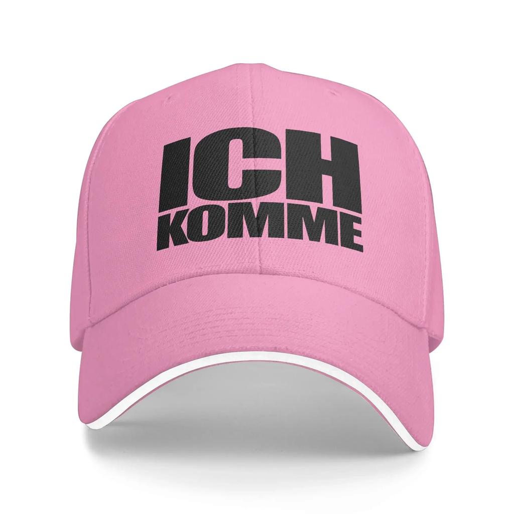 ICH KOMME Baseball Cap Eurovisions yk Cool Unisex Adult Hip Hop Hats Wholesale Print Running Hippie Snapback Cap Gift