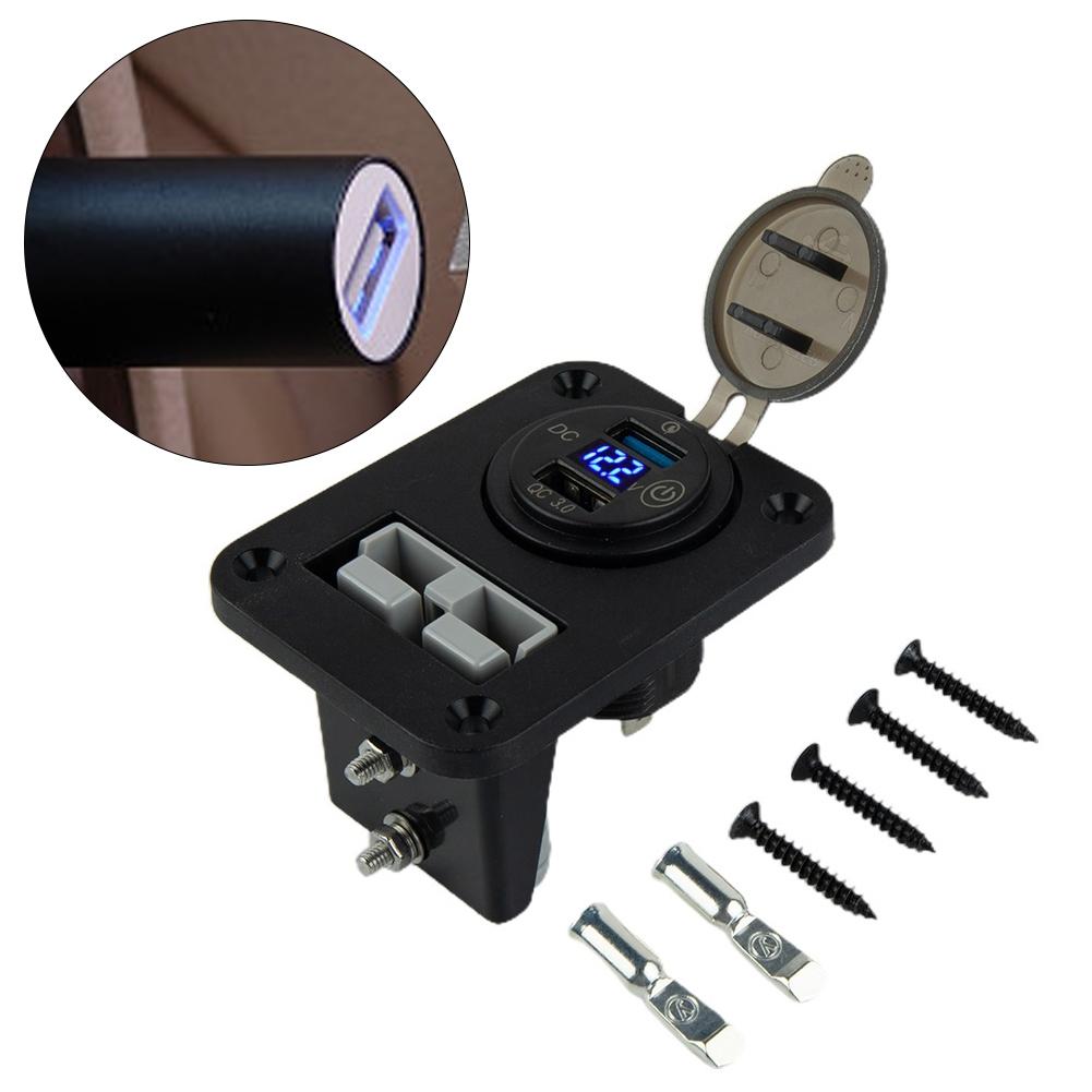 

Штекерна плата Dual USB ДЛЯ врізної розетки Anderson Plug