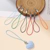 20/50pcs Lanyard Lariat Strap Cord With Eye Pins Screw Colour Strap Charm Cord Rope Keychains Hooks Mobile Phone DIY Accessories
