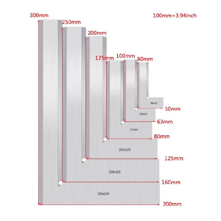 Angle Ruler Engineer Square Carbon Steel 90 Degree High Accuracy Flat Square