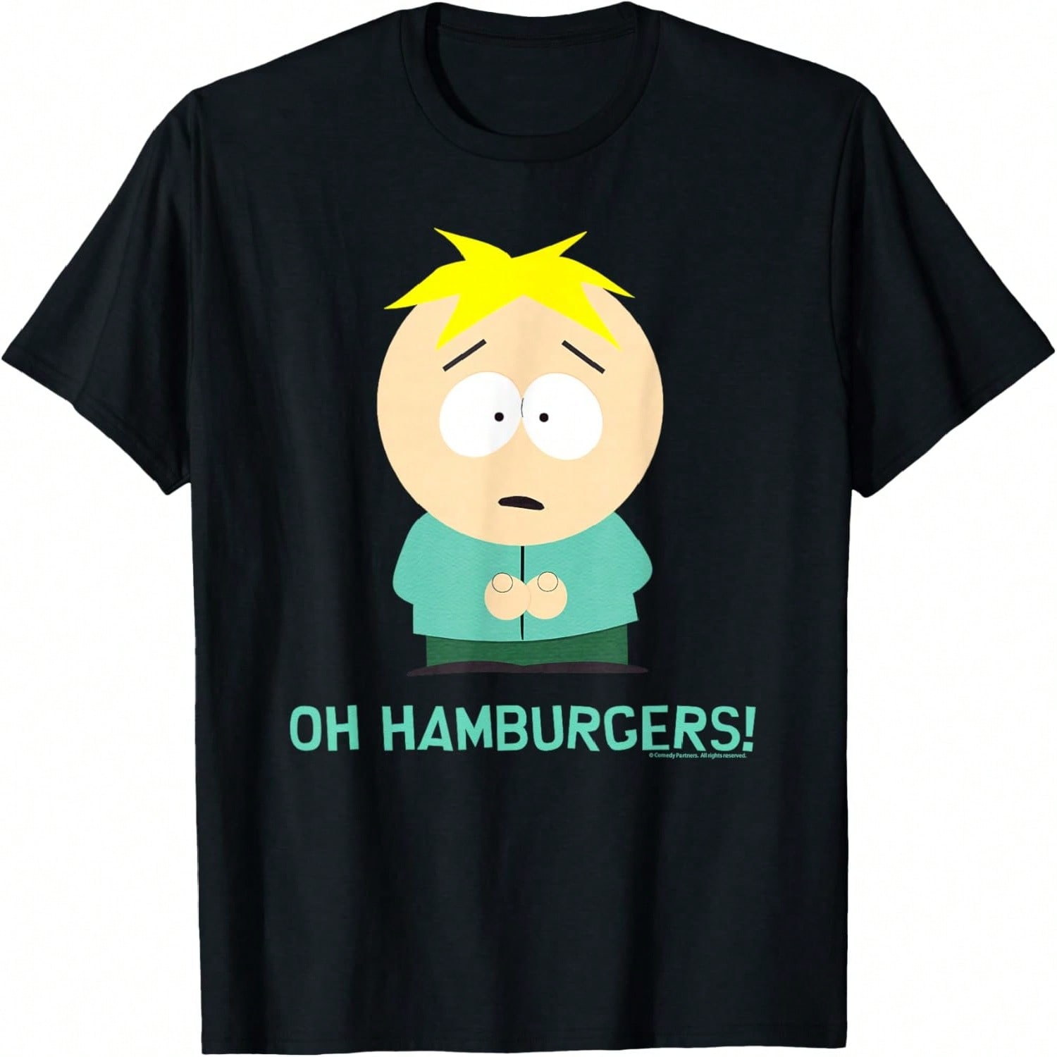 South Park Butters Oh Hamburgers T-Shirt|South Park Butters Reverse Cowgirl T-Shirt|South Park Butters Rockin  - Officially Licensed T-Shirt|South Par S