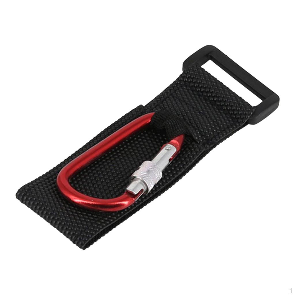 Heavy Duty Loop Tie Down Straps with Carabiner Bike Handlebar Automatic Locking Hook