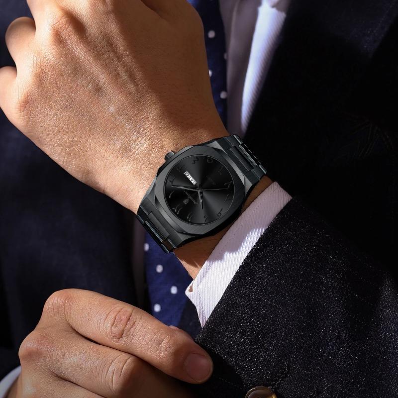 Top Brand Ultra-thin Male Women's Watch New Waterproof Luxury Quartz Watch Double Calendar Trendy Luminous Wristwatch