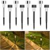 Solar Stainless Steel Outdoor Waterproof Garden/Lawn Tube Light