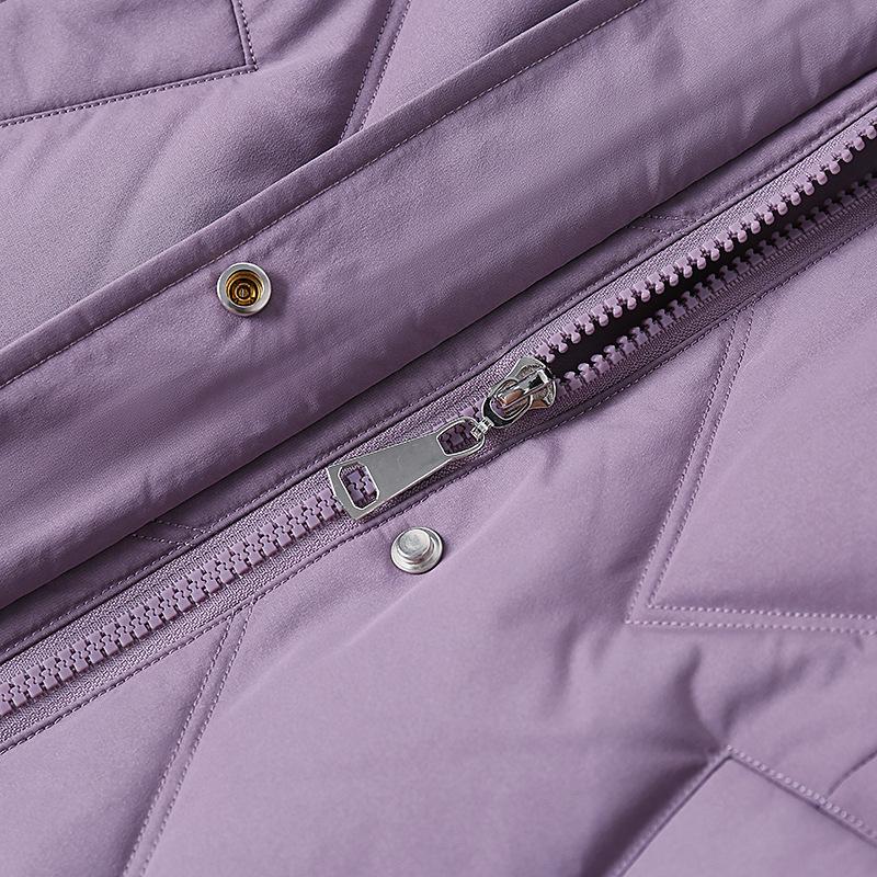 Mom's Down Jacket Mid Length Plus Size Over The Knee Thick Warm and Stylish Winter Jacket