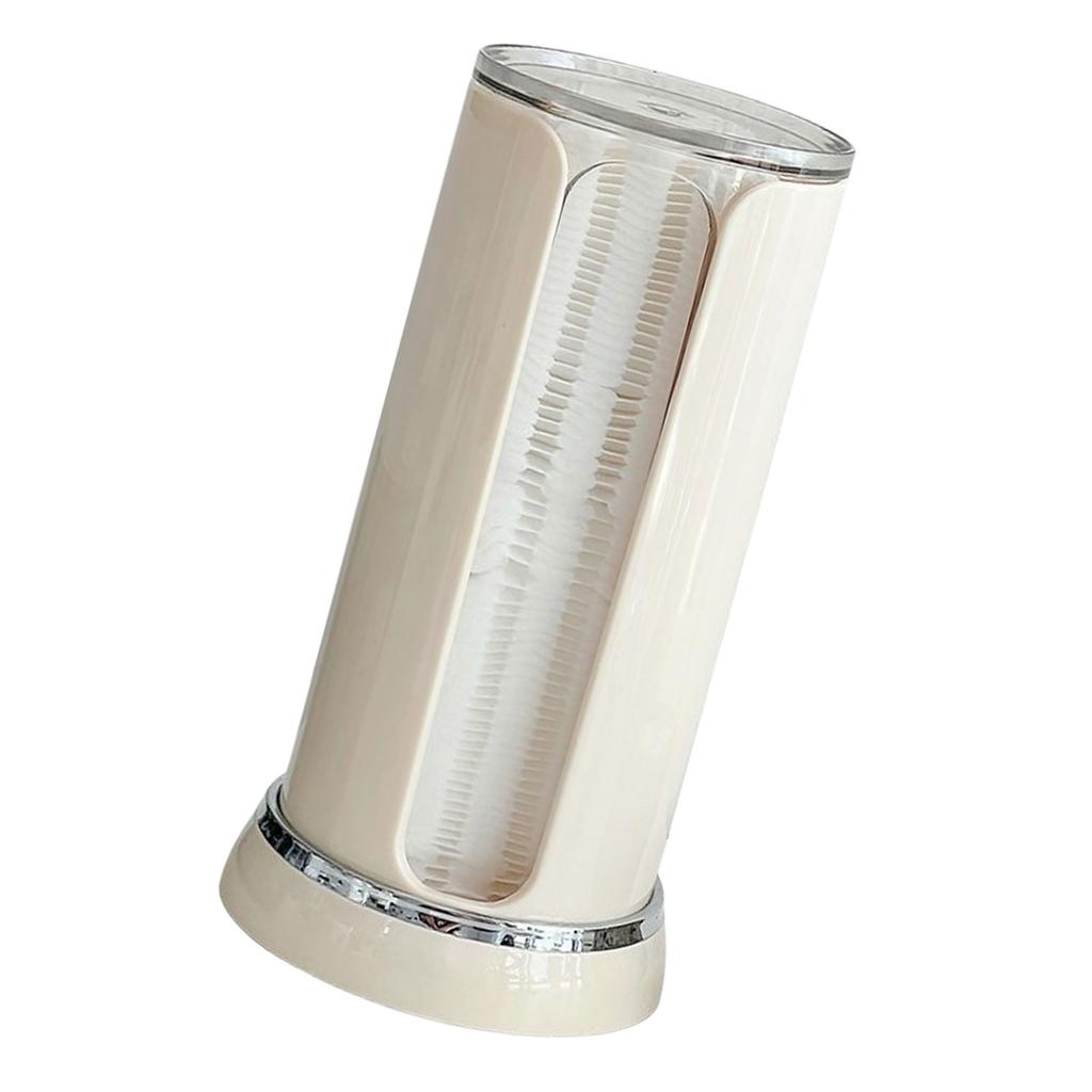 Durabl Cotton Sheets Holder Rotatable Cotton Pad/Sheet Holder Vanity Organizers for Makeup Station Organizing