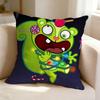 HHappy Tree Friends Cartoon NNutty  Pillow Case Square DoubleSided Sofa Cushion Cover Bedroom Bedside Pillow