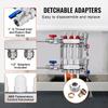 3-Branch Radiant Heat Manifold 1/2" PEX Tubing Floor Heating Manifold Set