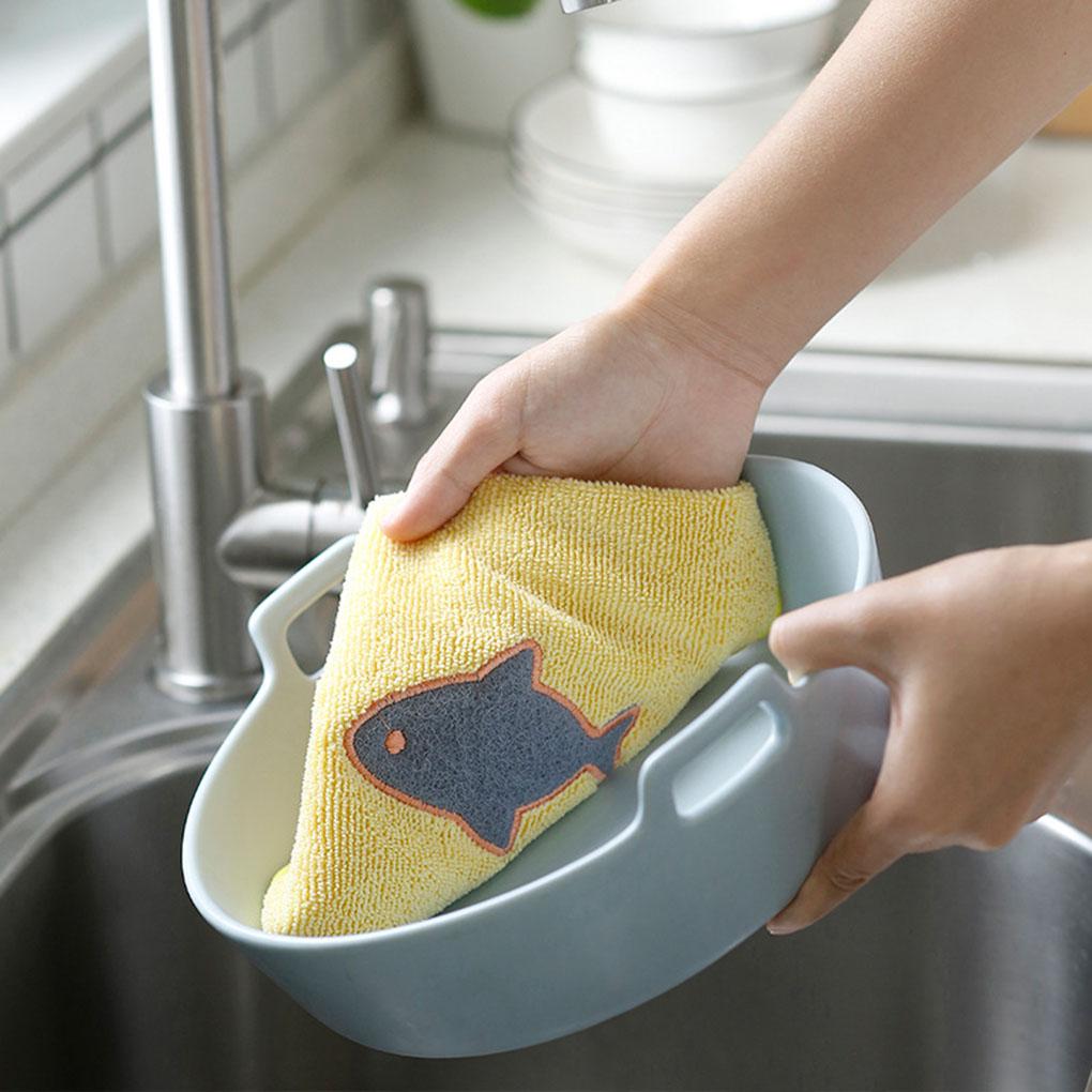 Microfiber Square Dishcloth Kitchen Washing Cleaning Towel Dish Cloth Wiping Rag