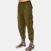Y-3 FW22 Solid Color Drawstring Cargo Pants Men Pants Green HT4476
