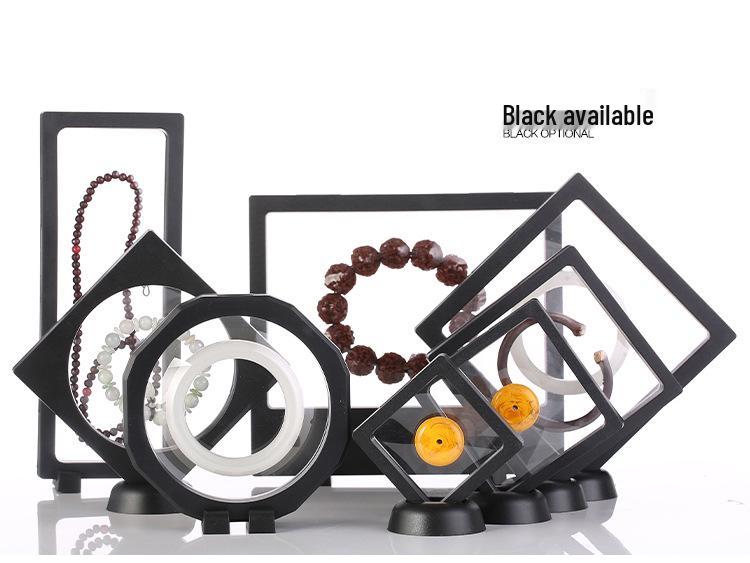 Transparent Jewelry Anti-Oxidation Display Box for Rings and Pendants