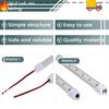 12V Interior LED Light Bar 48 Leds Strip Lights With Switch And Magnets 6500K White Light For Car Van RV With US Plug