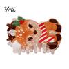 Accessori Leggeri per Capelli per Natale Pinza a Artiglio Donna, Fantasie Carine Antiscivolo Tenuta Forte Babbo Natale Pinza Squalo, Fermagli Decorativi