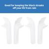 Easy Installa Campers Gutter Extensions Rain Gutter Spouts Directs Rainwater Away from Trailer Motorhome Extender 4pcs