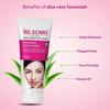 NO SCARS Aloevera Face Wash For Deep Cleansing | Clear Skin, Reduce Acne, Scars For Acne Prone Skin - Men & Women 60Ml (Pack Of 6)
