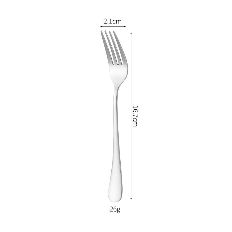 1010 Stainless Steel Dessert Spoon - Thick, Round, Mirror-Finish 304 Stainless Steel Tableware