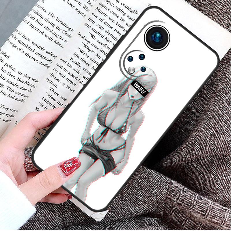 Sexy Manga Girl Case For Honor Magic 8 Pro 5 6 7 Lite Honor 400 200 50 70 90 X9d X9c X9b X9a X8b Win RT Cover