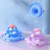 Interactive Cat Toy 3 Level Tower Turntable Ball Track Toy with 3pcs Ball