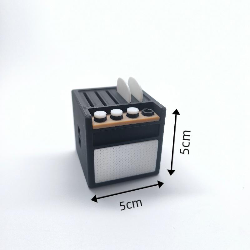 3D Printed Ukulele Guitar Pick Box & Simulation Speaker Desktop Ornament