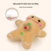 Christmas Reindeer Gingerbread Santa Plush Catnip Toy for Cats