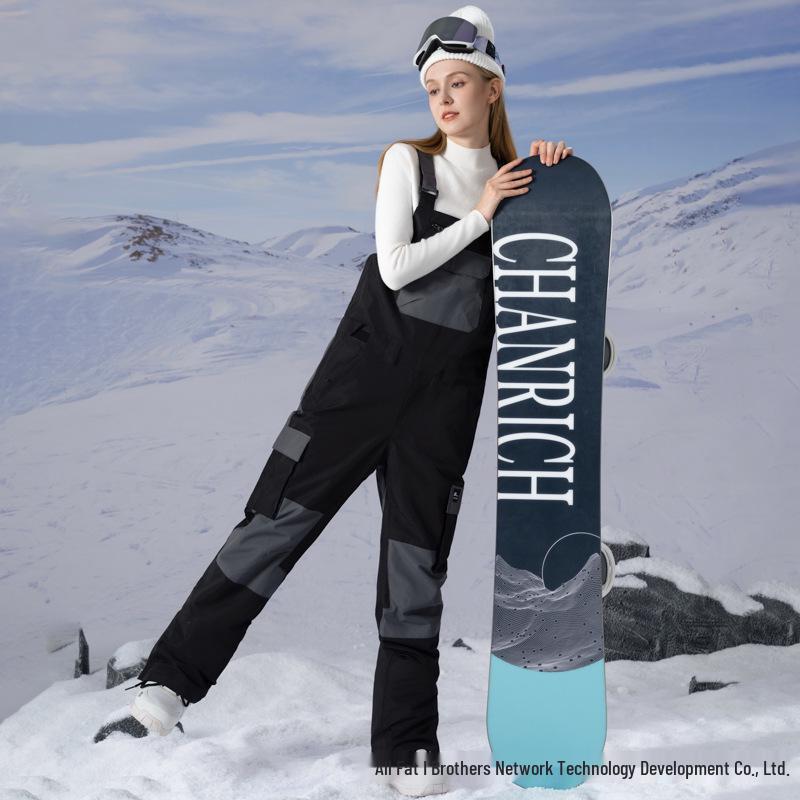 New Colorblock Ski Pants: Windproof, Waterproof, Warm, and Breathable. Perfect for Couples.