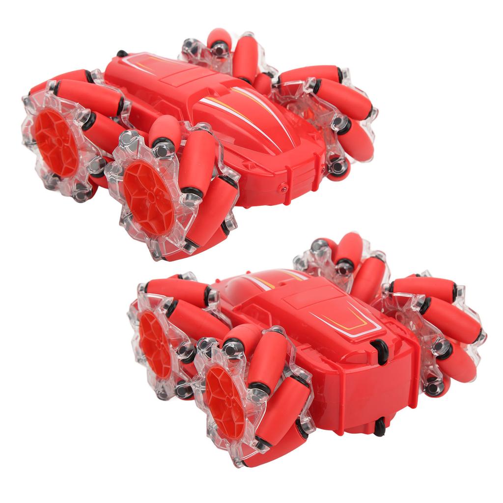 M2 2.4G LED Stunt Car 4 Wheel Drive Anti Interference Remote Control Car With Double Sided Led Lights 3.7V 500mAh for Kids Over 6 Years Old