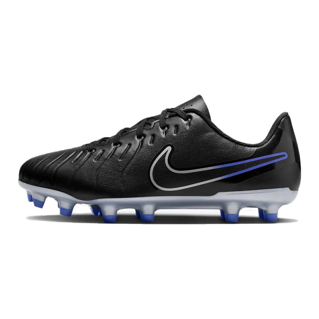 Nike Tiempo Legend 10 Club MG GS Shadow Pack Kids Sneakers Black Hyper-Royal Chrome DV4352-040