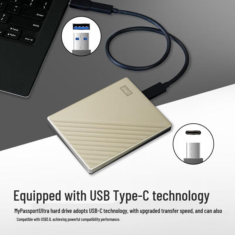 WD My Passport Ultra Portable External Hard Drive
