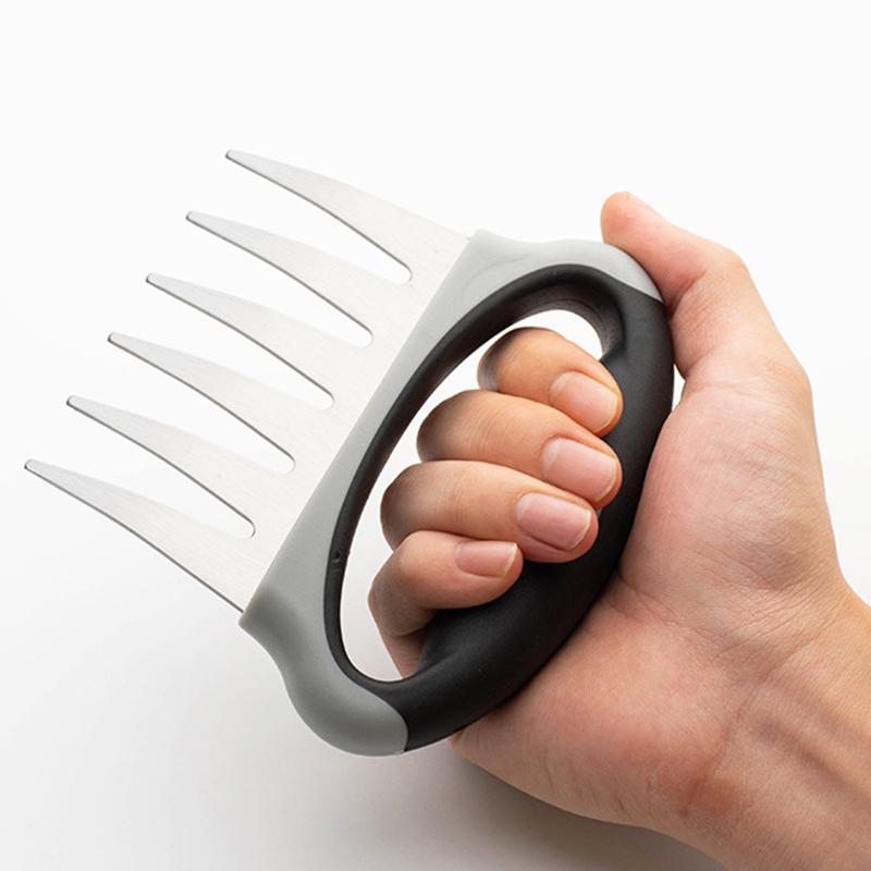 Nerezové Medvědí drápy Drtič masa Dělič na maso BBQ Nástroj na řezání masa Grilovací vidlička Separátor masa Kuchyňské nářadí