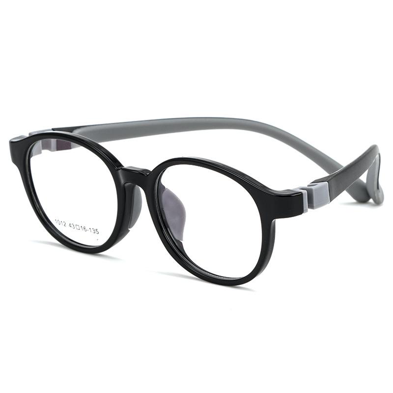 Super elastyczne okulary na krótkowzroczność dla chłopców i dziewcząt: Ultralekkie silikonowe oprawki TR90, wygodne okulary