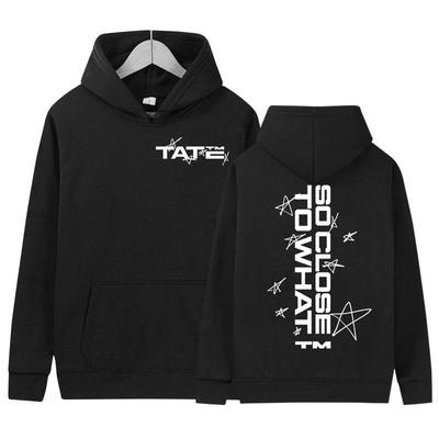Tate McRae So Close To What Tour Nowe Nadruki Bluzy Hip Hop punk gotycki Pulower Bluza Unisex High Street moda Codzienna z Kapturem