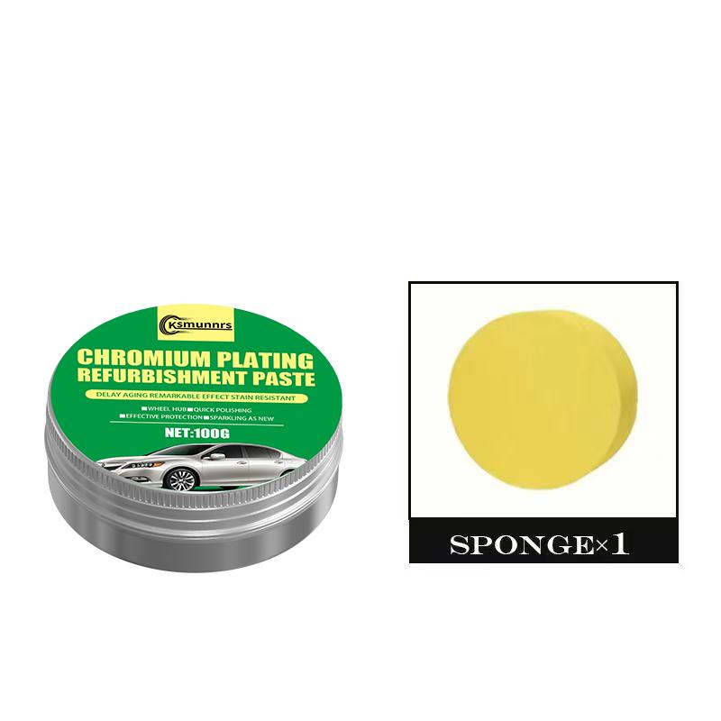 

Chrome Repair Cream - PE-Based Multi-Purpose Metal Restoration Paste for Aluminum Wheels, Bumpers & Car Chrome Plating - Univers