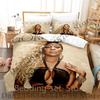 Mary J. Blige Bedding Set Single Twin Full Queen King Size Bed Set Adult Kid Bedroom Duvetcover Sets Game Anime Bed Sheet Set