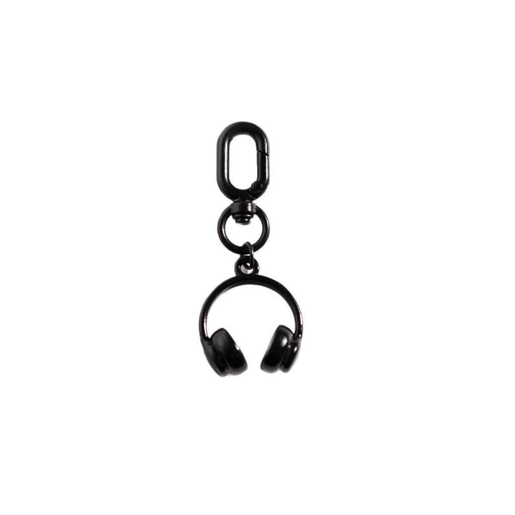 Cute Cartoon Earphone Keychain Pendant and Bag Charm