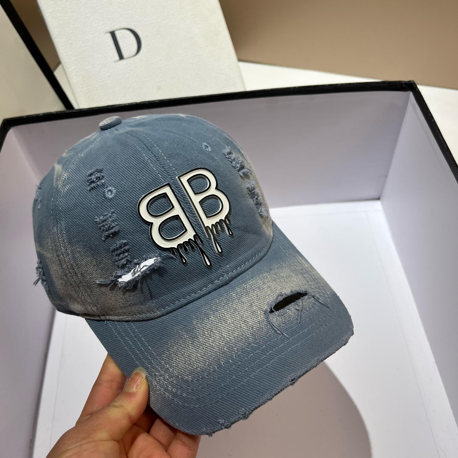Youth Street Leisure Baseball Cap, Spring And Summer Letter Washed Hole Cap Personalized Sports Cap Adjustable