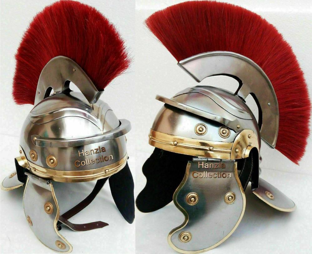 Medieval Roman Centurion Helmet Roman Design Engraved Helmet Handmade Gift