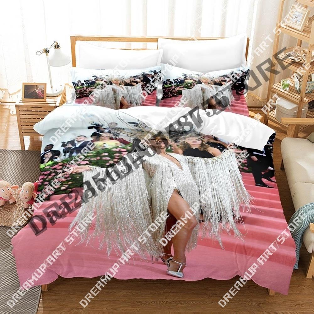 3D Print Celine Dion Bedding Set Boys Girl Twin Queen King Size Duvet Cover Pillowcase Bed Boys Adult Home Textiles