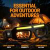 Multifunctional USB Rechargeable LED Headlamp with Motion Sensor and Warning Light