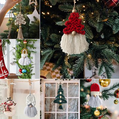 1PC Tassel Festive Cotton Rope Bohemian Hanging Pendants Kids Gifts Hanging Decoration Home Decor Multiple Options Available